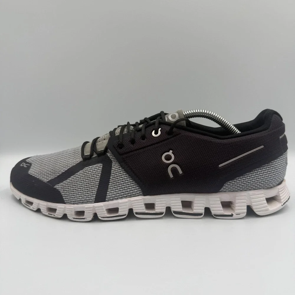 On Cloud X Black Grey White Running Shoes Men's Size 11.5 Low Top Sneakers - Picture 4 of 10